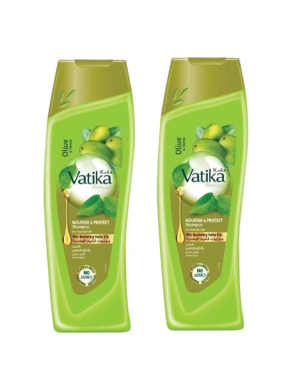 Vatika - Vatika Nourish & Protect Shampoo with Olive & Henna for Normal Hair 2 x 350ml