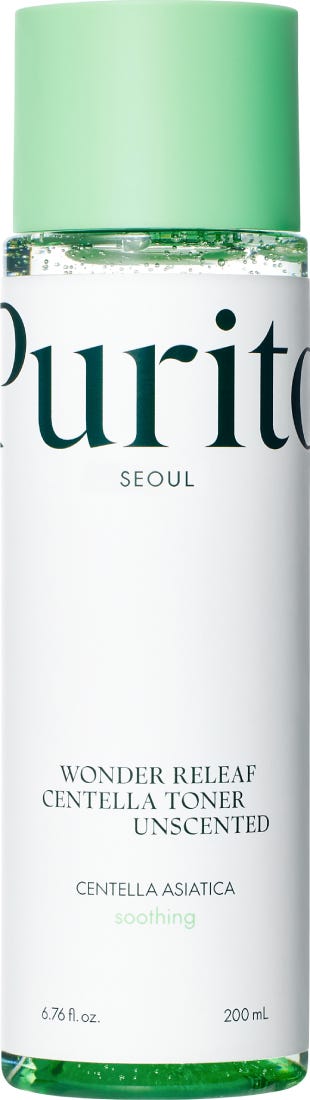 Purito Centella Unscented Toner Low pH Hydrating Formula 200ml