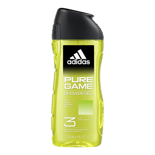 Adidas Pure Game Men's Shower Gel Refreshing Citrus Aromatic Scent 250ml