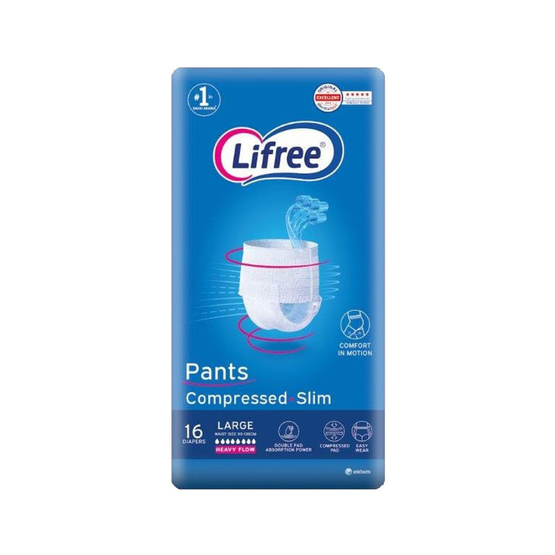 Lifree Adult Diaper Culotte Pull-On Large 16 Pieces