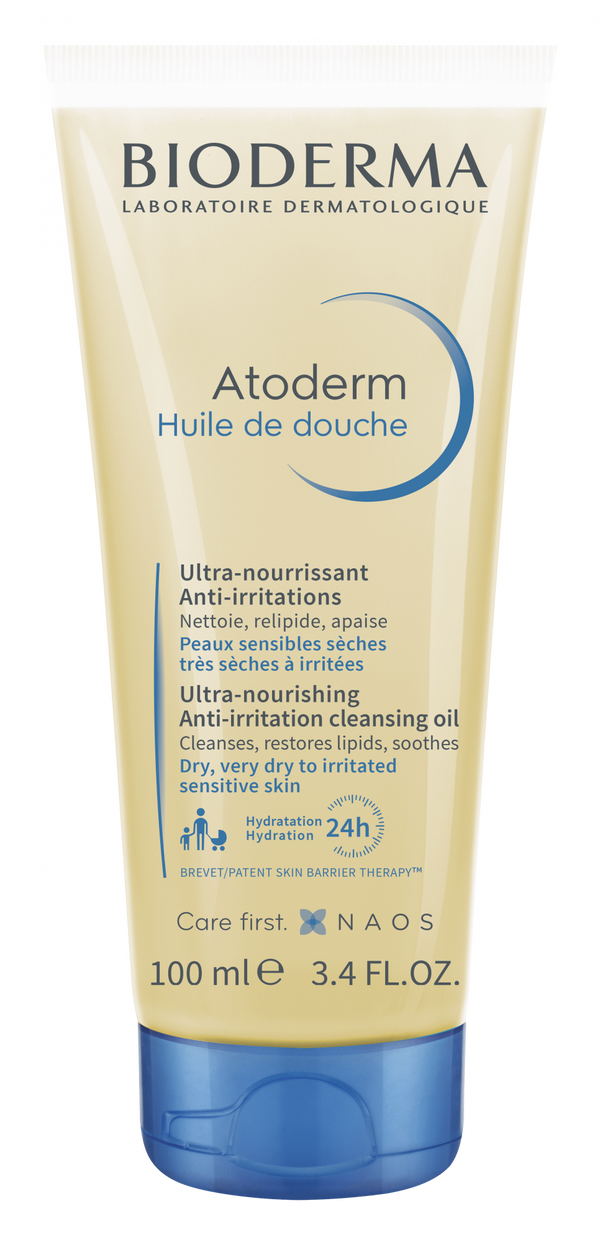 Bioderma Atoderm Nourishing Cleansing Oil Face & Body, Sensitive Dry Skin, 100 ml
