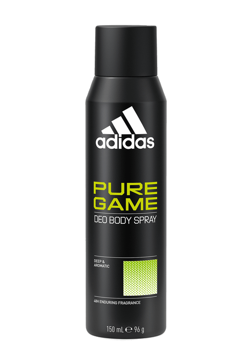 Adidas Pure Game Men's Deodorant Body Spray Fresh Fragrance 150ml