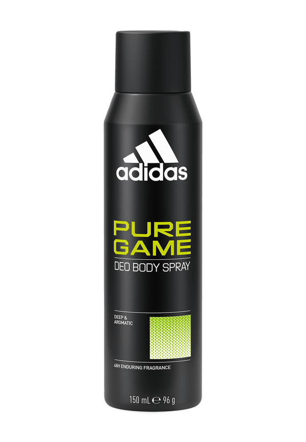 Adidas Pure Game Men's Deodorant Body Spray Fresh Fragrance 150ml