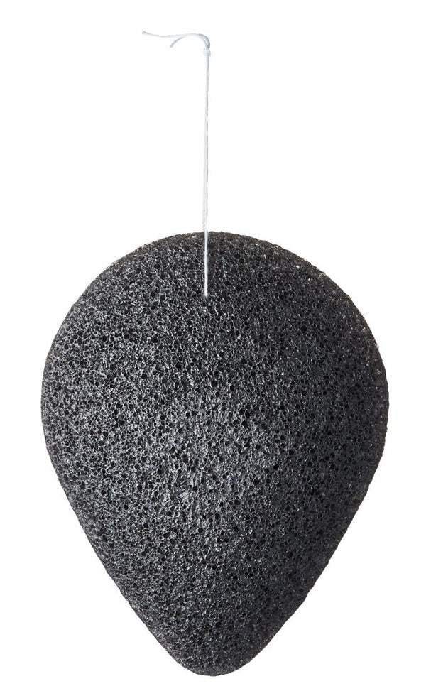 Purito Bamboo Charcoal Konjac Facial Cleansing Sponge, Vegan, 7g