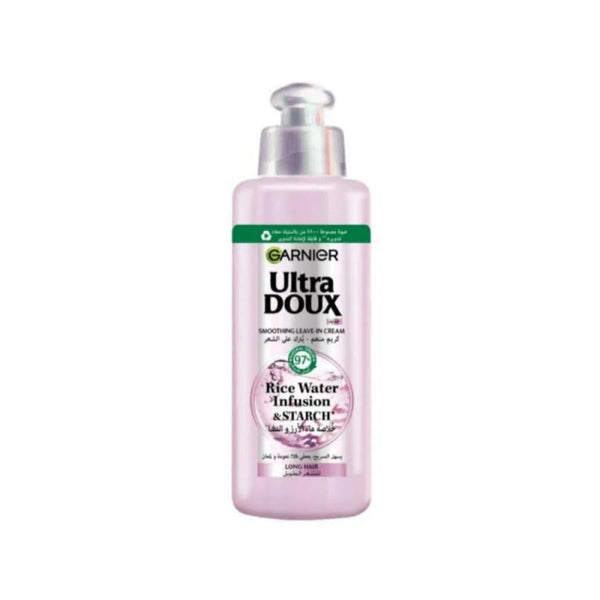 Garnier Ultra Doux Rice Water Leave-In Smoothing Hair Treatment, 200 ml