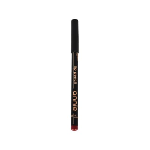 Annie Lip Pencil Wooden Soft Texture Smudge-Resistant Passion Red 09