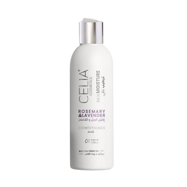 Celia Cosmetics Rosemary & Lavender Conditioner Biotin Hemp Oil 500 ml