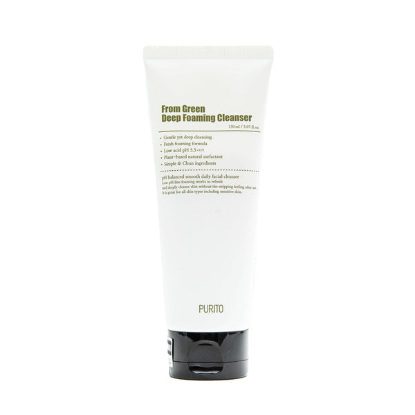 Purito From Green Deep Foaming Cleanser Low pH 5.5 Facial Cleanser 150ml