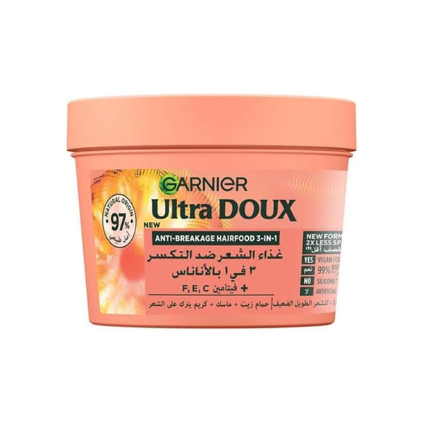GARNIER Ultimate Blends Glowing Lengths Hair Mask Treatment Pineapple & Amla 400ml