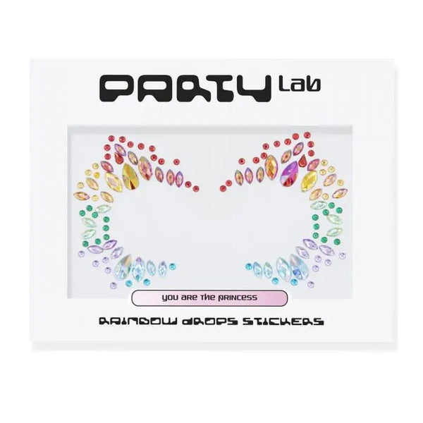 You Are The Princess Party Lab Rainbow Drops Stickers, 1 Pc