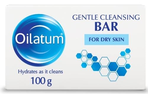Oilatum Gentle Cleansing Bar Hydrating Soap for Sensitive Skin 100g