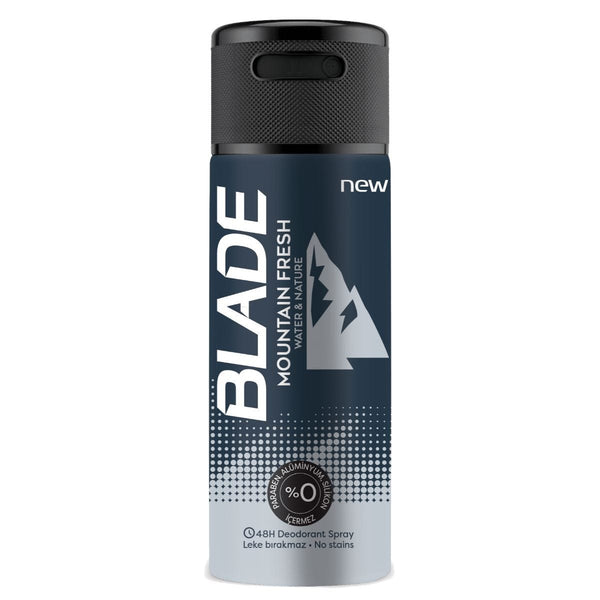 Blade Deo Mountain Fresh Deodorant Spray Aluminum-Free 150 ml