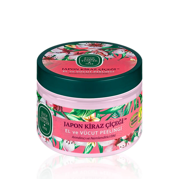 Eyup Sabri Hand and Body Scrub Cherry Blossom Japanese Cherry Blossom Extract 400ml