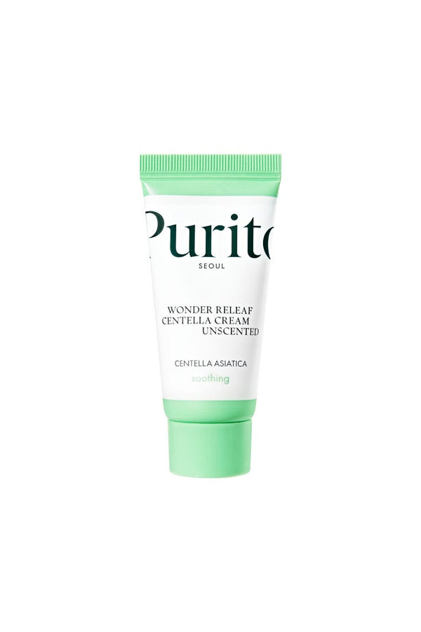 Purito Centella Unscented Recovery Cream Mini, Essential Oil-Free, Centella Asiatica 50%, 12ml