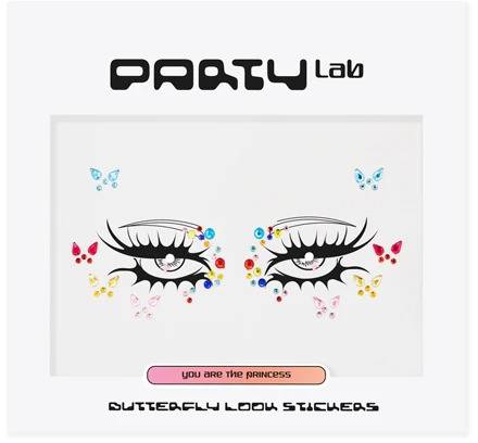 You Are The Princess Party Lab Butterfly Look Stickers Face Gems Waterproof Self-Adhesive