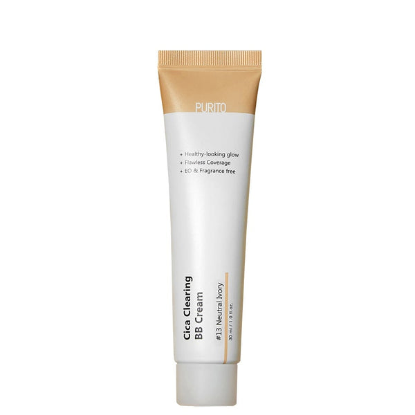 Purito Cica Clearing BB Cream Soft Dewy Finish Centella Asiatica #13 Neutral Ivory 30ml