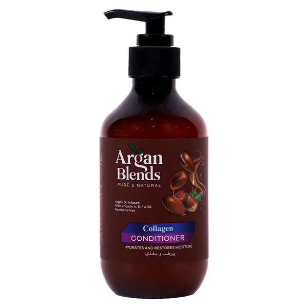 Argan Blends Collagen Conditioner Liquid Argan Oil Strengthening 300ml