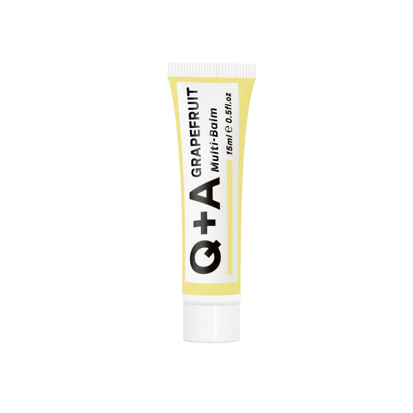 Q+A Grapefruit Multi Balm Jojoba Oil Cocoa Butter 15ml