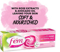 FEM Hair Removal Cream Skin Softening Formula Avocado Oil Rose 120 g