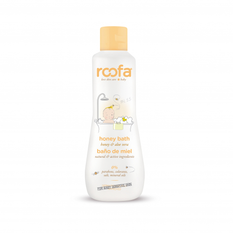Roofa Honey Bath Gel with Honey Extract 200 mL