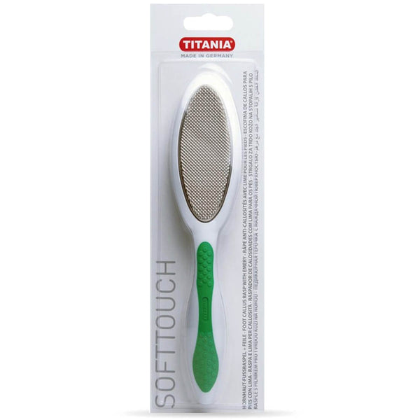 Titania Double-Sided Foot File Stainless Steel Rasp and Fine Emery 22 cm