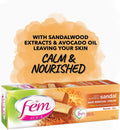 FEM Hair Removing Cream Soothing Sandal and Avocado Oil 120 g