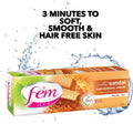 FEM Hair Removing Cream Soothing Sandal and Avocado Oil 120 g