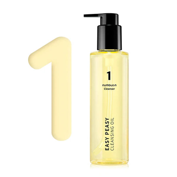 Numbuzin No. 1 Easy Peasy Cleansing Oil with Cica, Tea Tree and Rosemary Extracts