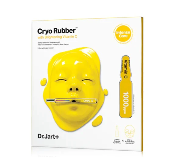 Dr.Jart+ Cryo Rubber Vitamin C Brightening Face Mask Ampoule and Rubber Mask