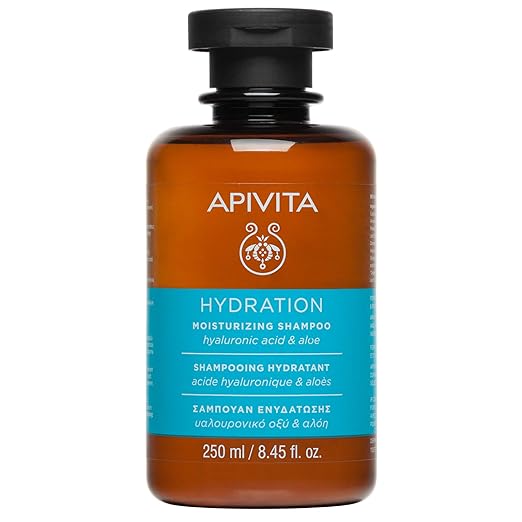 Apivita Hydration Shampoo Liquid with Hyaluronic Acid and Aloe 250 ml