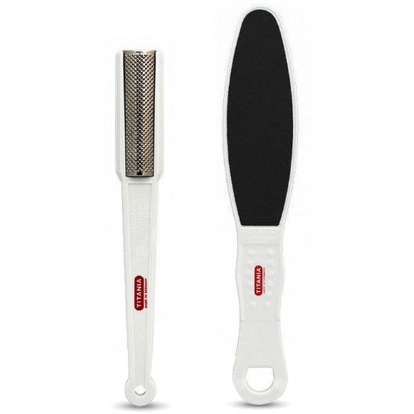 Titania Foot File 3030 Dual-Sided Stainless Steel Coarse and Fine
