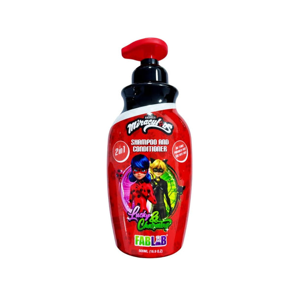 Fab Lab Miraculous 2-in-1 Shampoo & Conditioner, Tear-Free Formula, 500 ml