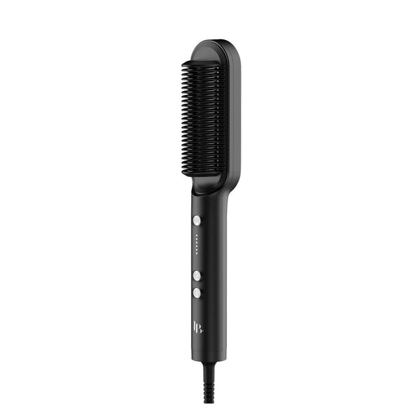 La Belle Hair Straightening Brush Ceramic Bristles Temperature Control