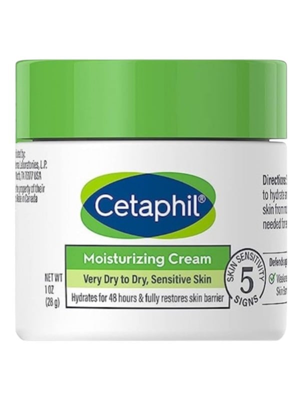 Cetaphil Moisturizing Cream Rich Face and Body Cream for Dry, Sensitive Skin 28 g