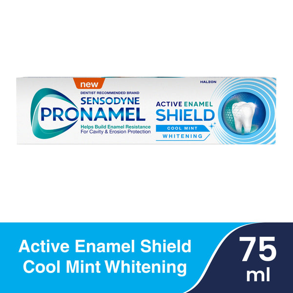 Sensodyne Pronamel Active Shield Whitening Toothpaste, Fresh Mint, 75 ml