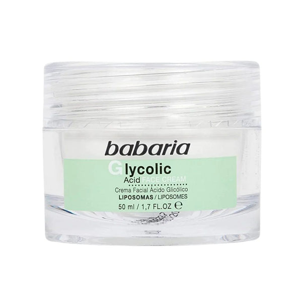 Babaria Glycolic Acid Face Cream Exfoliating Moisturizer 50 ml