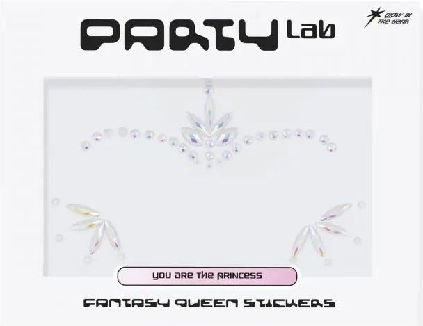 You Are The Princess Party Lab Fantasy Queen Stickers, 1 Pc