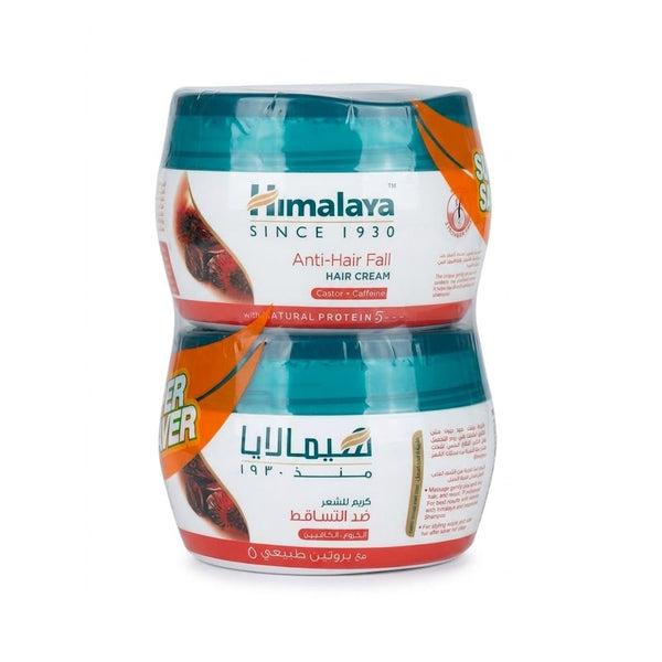 Himalaya Castor Oil & Caffeine Hair Cream, 280ml Twin Pack