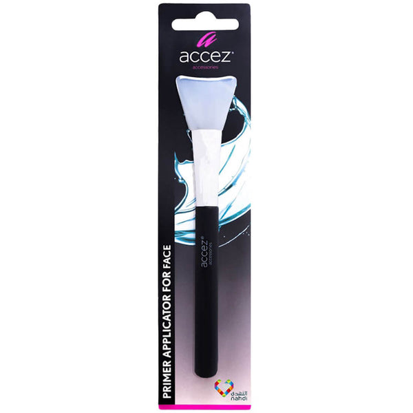 Accez Silicone Primer Applicator Brush for Face, Cream and Liquid Makeup