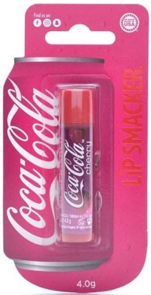 Lip Smacker Coca-Cola Cherry Lip Balm Smoothing Moisture 4g