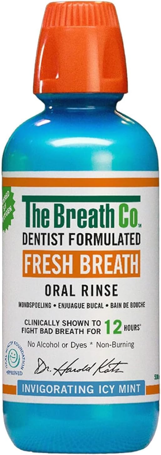 The Breath Co. Icy Mint Oral Rinse Alcohol-Free 500ml