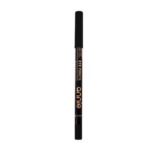 Annie Waterproof Eye Pencil Creamy Long-Lasting Eyeliner Black 01