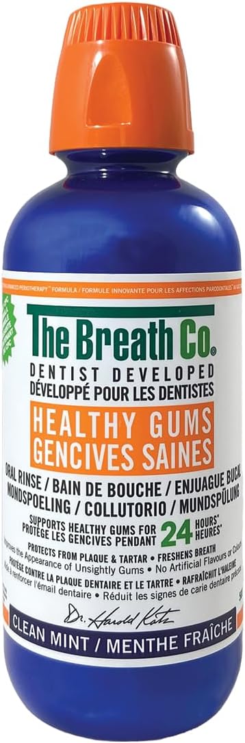 The Breath Co. Clean Mint Oral Rinse Alcohol-Free Ice Mint 500ml