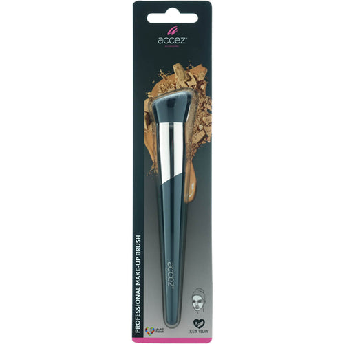 Accez Professional Makeup Brush Slanted Synthetic Hair Vegan 1 Piece