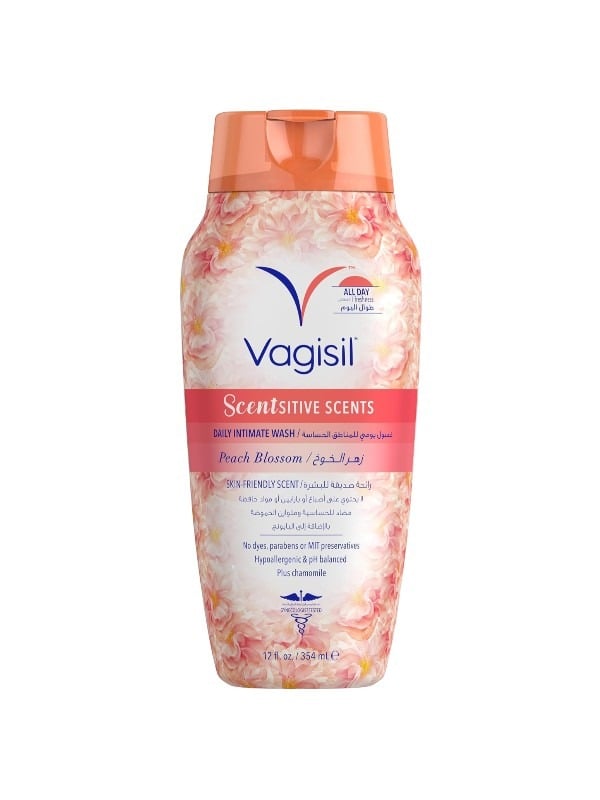 Vagisil Scentsitive Scents Daily Intimate Wash Peach Blossom 354 ml