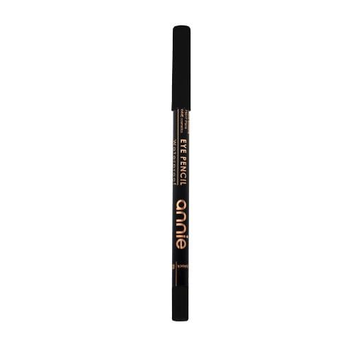 Annie Waterproof Eye Pencil Creamy Eyeliner Pure Black 01