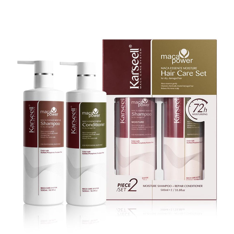 Karseell Collagen Hair Treatment Shampoo Conditioner Set Moisturizing Formula Dry Damaged Hair 500 ml 2 Pieces