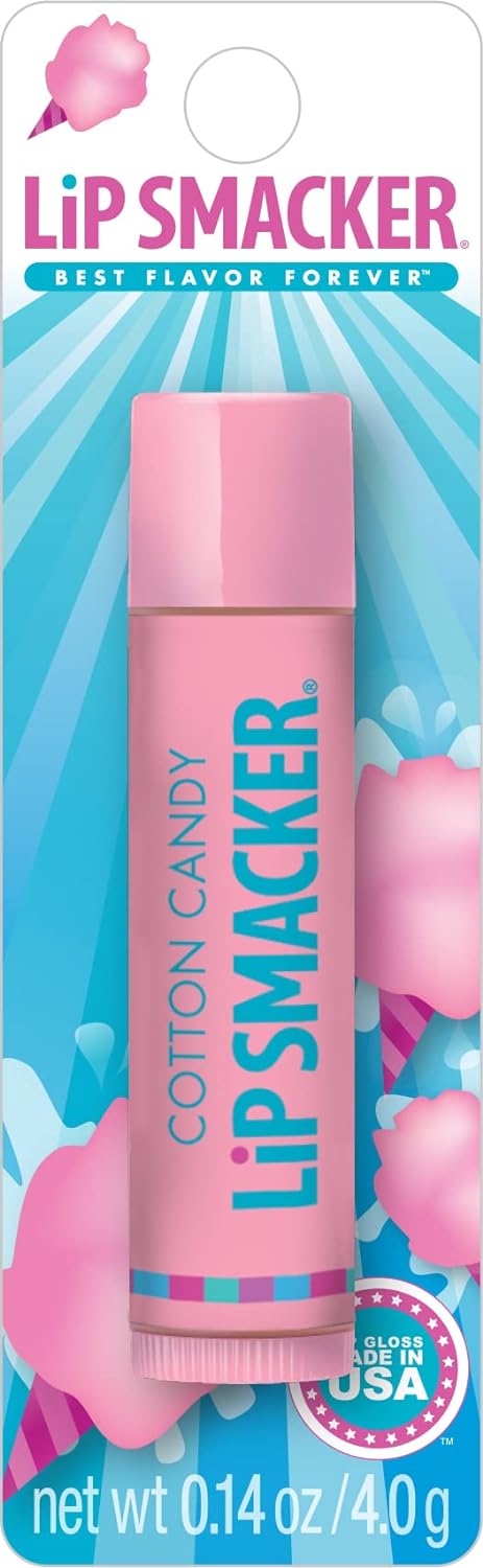 Lip Smacker Fruity Cotton Candy Lip Balm Moisturizing Flavor 4g
