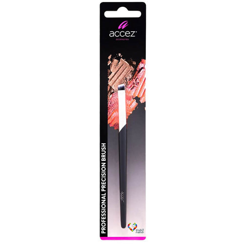 Accez Professional Precision Makeup Brush Angled Synthetic Bristles