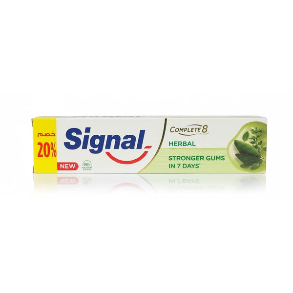 Signal Complete 8 Herbal Toothpaste Fluoride Oral Care 100ml